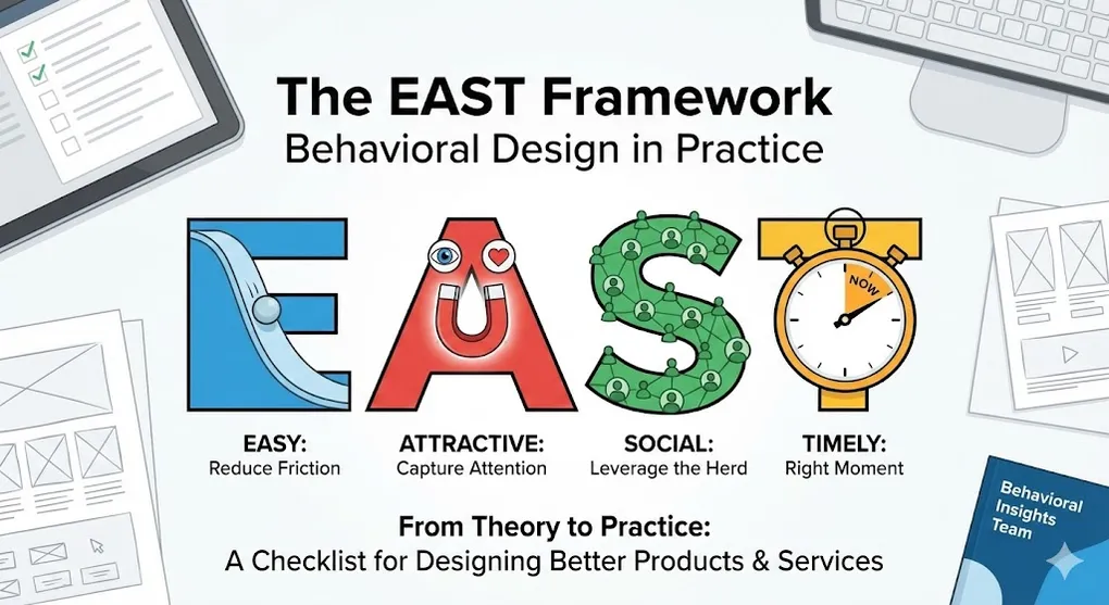 Hero image for The EAST Framework: Behavioral Design in Practice