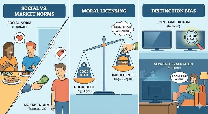 Norms & Self-Regulation: Social Exchange, Moral Licensing, and Decision Modes