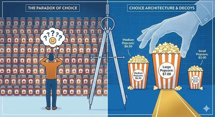 Choice Architecture: Decoys, Defaults, and the Paradox of Choice