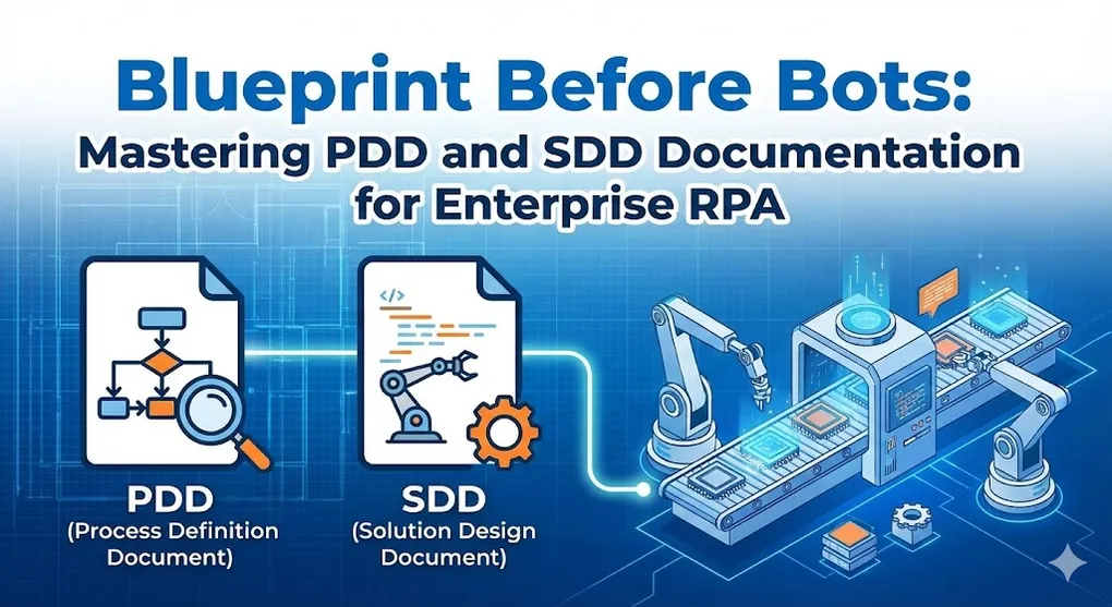 Hero image for Blueprint Before Bots: Mastering PDD and SDD Documentation for Enterprise RPA