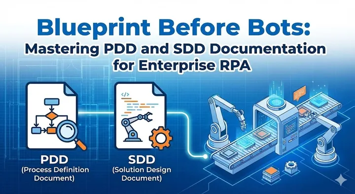 Blueprint Before Bots: Mastering PDD and SDD Documentation for Enterprise RPA