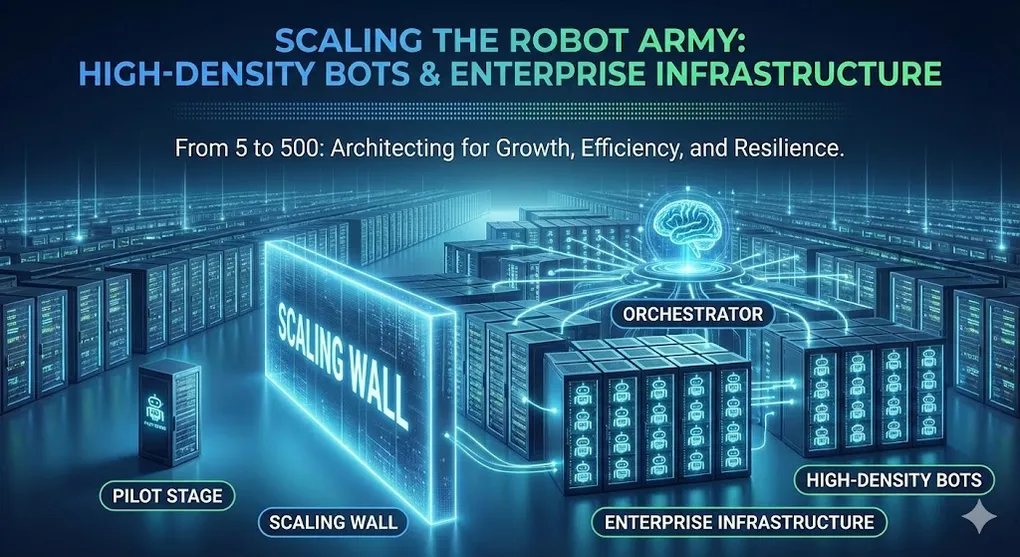 Hero image for Scaling the Robot Army: High-Density Infrastructure for Enterprise RPA