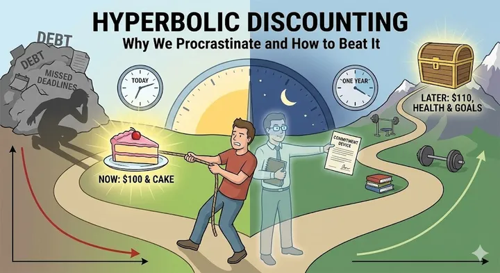 Hyperbolic Discounting: Why We Procrastinate and How to Beat It