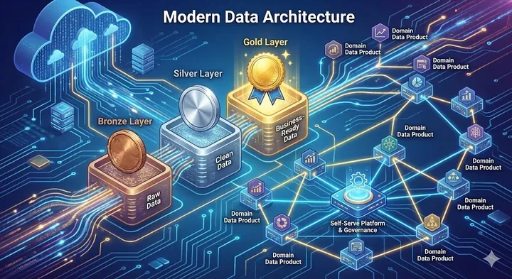 Modern Data Architecture: Medallion, Data Mesh & Beyond