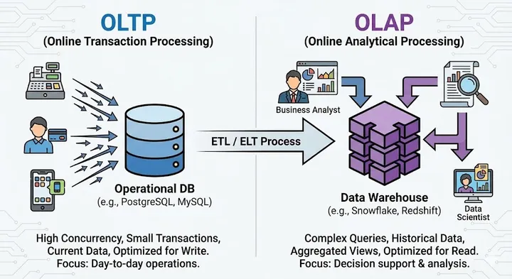 OLTP vs. OLAP: A Deep Dive into Data Architecture