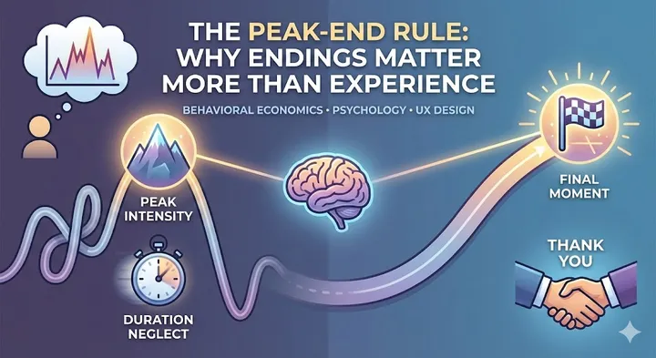The Peak-End Rule: Why Endings Matter More Than Experience
