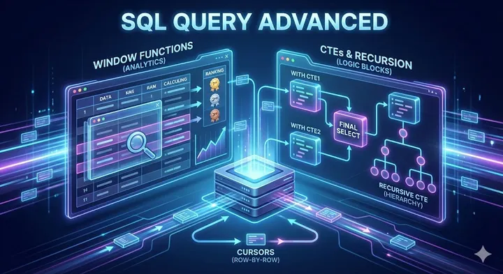 SQL Query Advanced: Window Functions, CTEs & Beyond