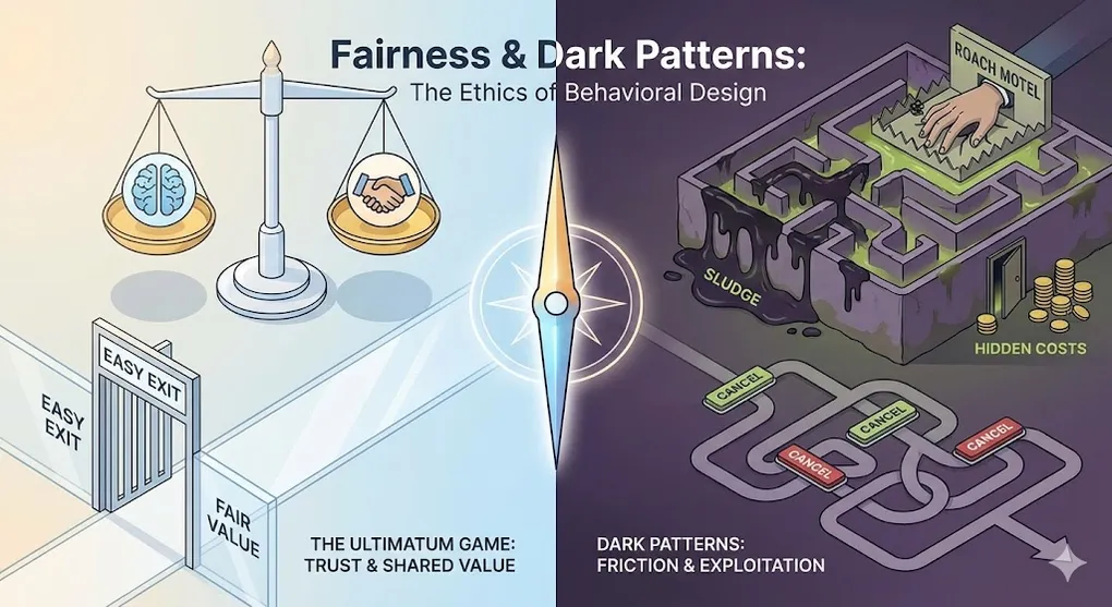 Hero image for Fairness & Dark Patterns: The Ethics of Behavioral Design